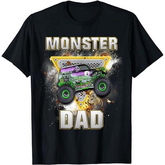 Monster Truck Dad Monster Truck Are My Jam Truck Lovers T-Shirt