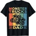 thumbnail image 1 of Monster Truck Dad Shirt Retro Vintage Monster Truck Shirt T-Shirt, 1 of 5