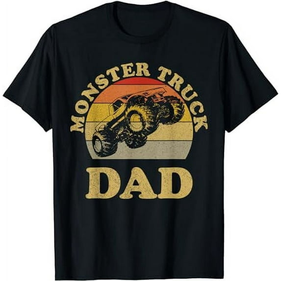 Monster Truck Dad Shirt Retro Vintage Monster Truck Shirt T-Shirt