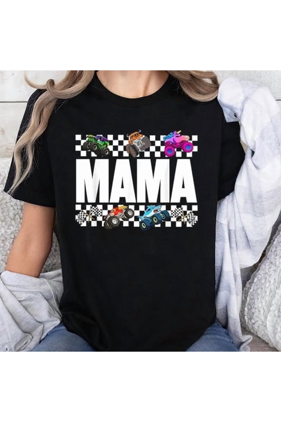 Monster Truck Family Crew Birthday Matching T-shirt Sizes S-5XL GoldenGate JSC