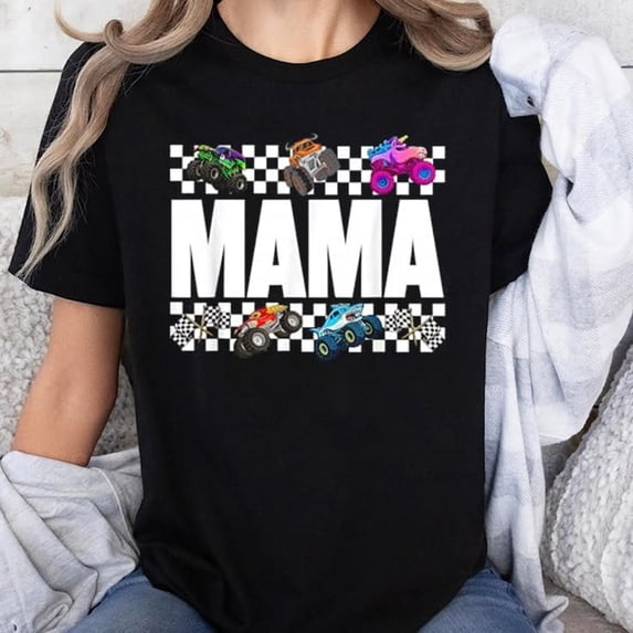 Monster Truck Family Crew Birthday Matching T-shirt Sizes S-5XL GoldenGate JSC
