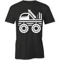 thumbnail image 1 of Monster Truck Fireworks T-Shirt | Patriotic American Black Tee Gift, 1 of 5