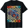 thumbnail image 1 of Monster Truck For Toddlers, Kids Monster Truck Retro Vintage T-Shirt Unisex S-5XL Hot Trending Shirt, Vintage Birthday Gift, 1 of 3
