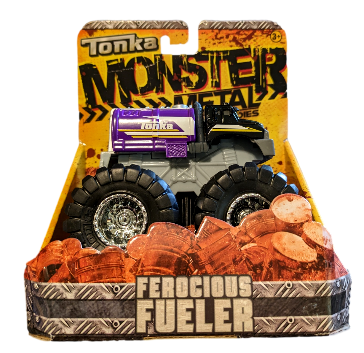 Monster Truck Fueler Truck Scale 1 64 by Tonka Diecast Bodies Rubber Tires Walmart