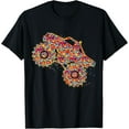 thumbnail image 1 of Monster Truck Girls Womens T-Shirt, 1 of 5