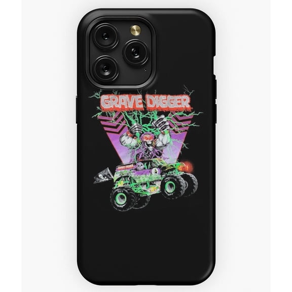 Monster Truck Grave Digger Vintage Hypebeast Style A1912 Phone Case for iPhone 11 to 17 Pro Max