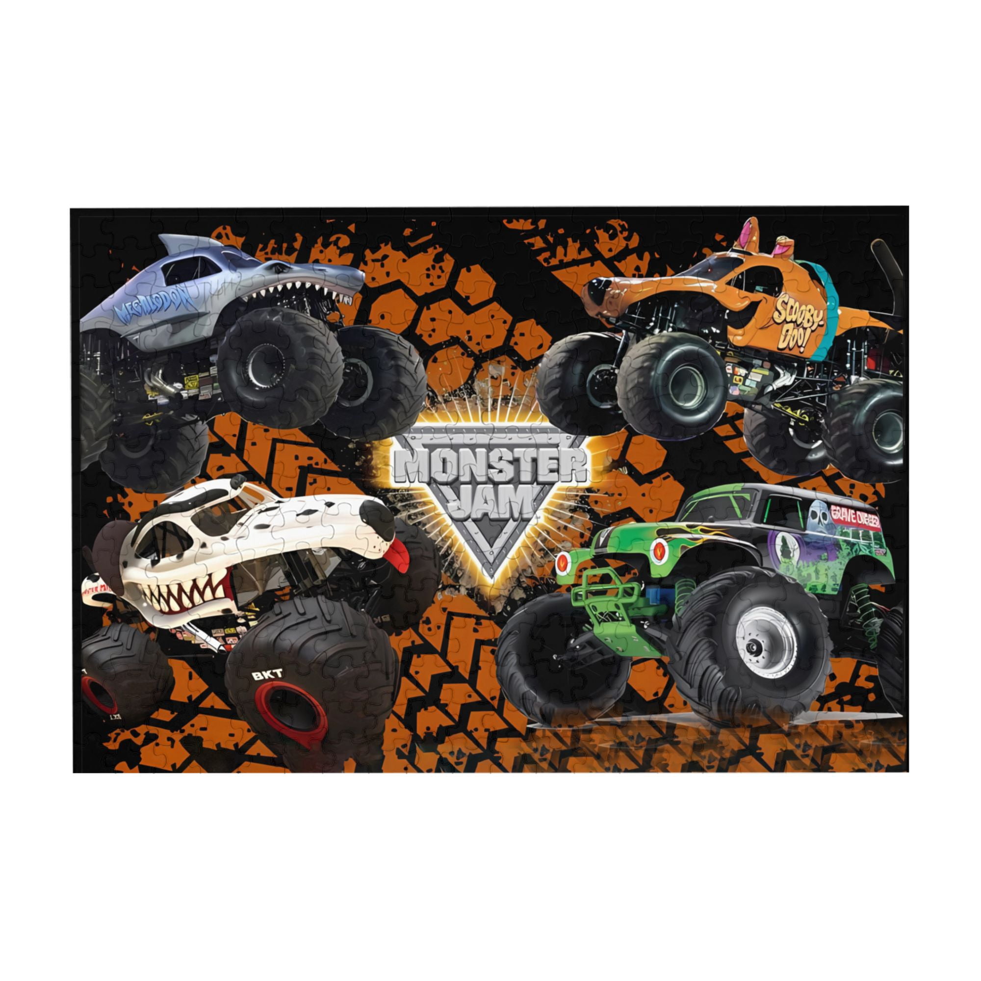 Monster Truck Jam 300 Piece Puzzles For Adults And Kids,