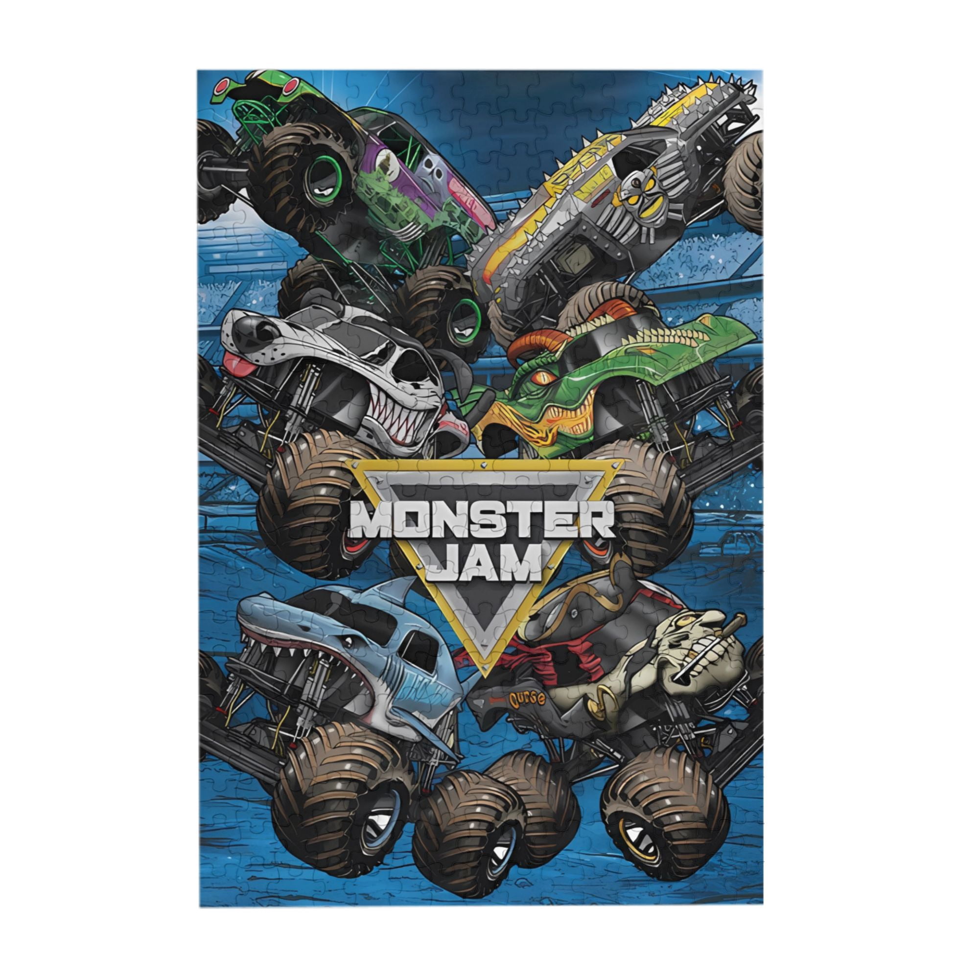 Monster Truck Jam 300 Piece Puzzles For Adults And Kids,