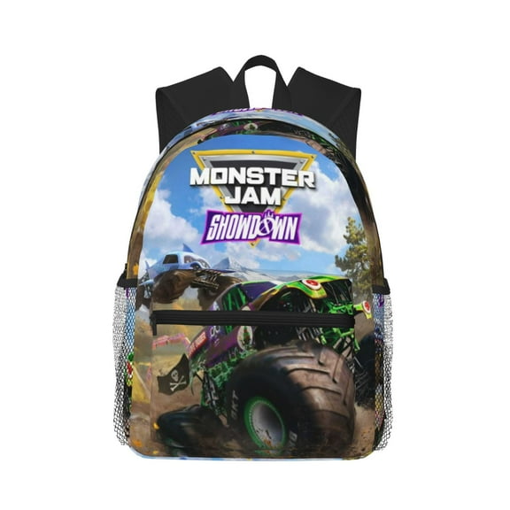 Monster Truck Jam Backpack Casual Daypack Travel Laptop Backpack Large Capacity Bag Gifts