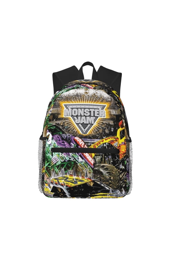 Monster Truck Jam Backpack Large Capacity Computer Business Rucksack Backpacks For Travel Gifts