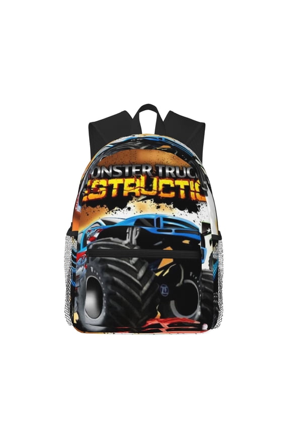 Monster Truck Jam Backpack Large Capacity Computer Business Rucksack Backpacks For Travel Gifts