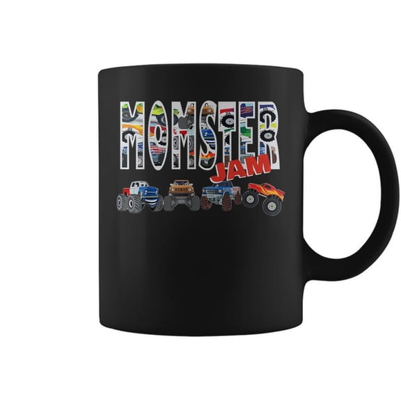 Monster Truck Jam Mom Momster Boy Mama Birthday Coffee Mugs