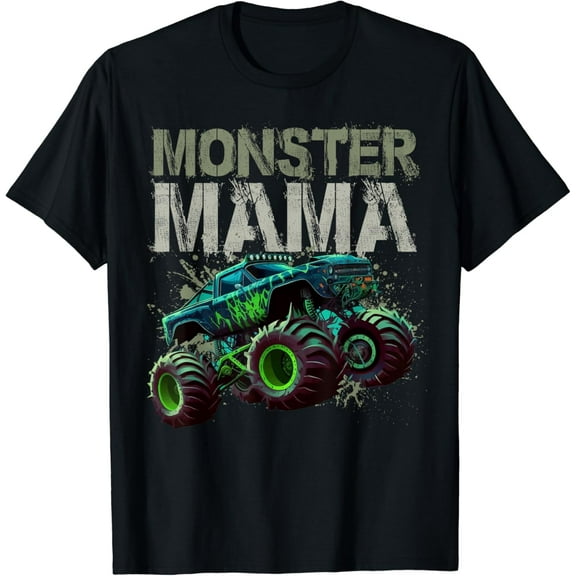 Monster Truck Mama Family Matching Monster Truck Lovers T-Shirt Unisex S-5XL Hot Trending Shirt, Vintage Birthday Gift