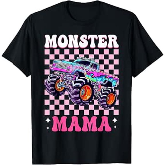 Monster Truck Mama Mom Family T-Shirt