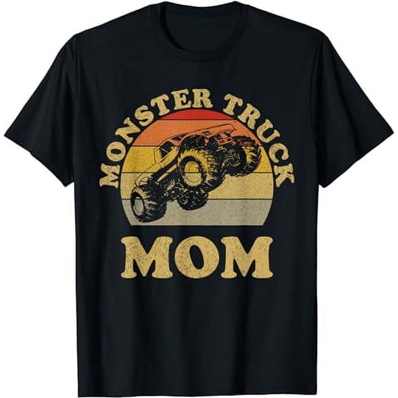 Monster Truck Mom Retro Vintage Monster Truck Shirt T-Shirt