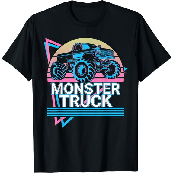 Monster Truck Retro T-Shirt
