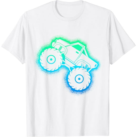 Monster Truck Toddler Boys Kids T-Shirt100% cotton