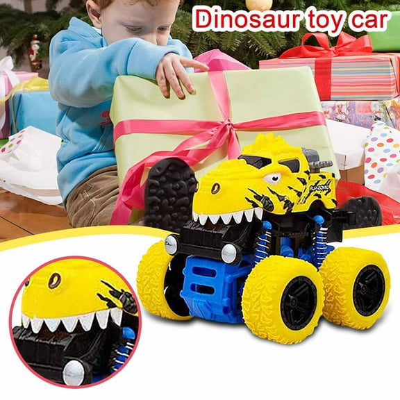 Monster Truck Toys - Friction Powered Toy Cars Push and Go Vehicles for Kids Best Christmas Birthday Party Gift for Boys Girls Aged 3 and Above