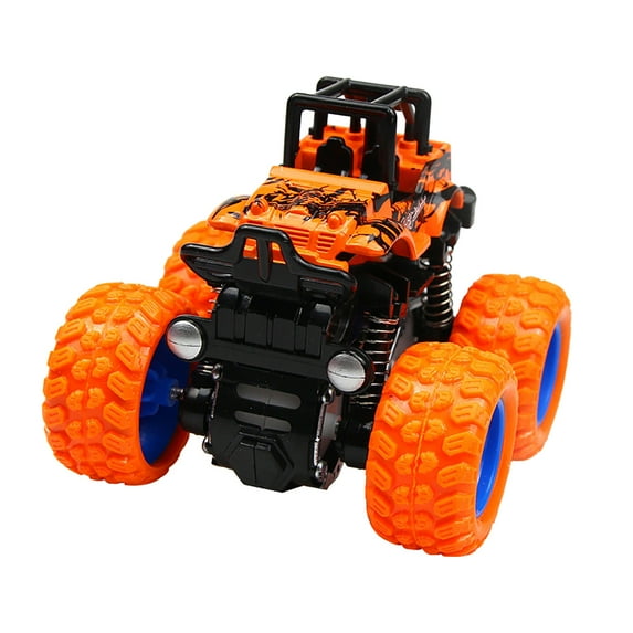 Monster -Truck -Toys, Friction Powered Monster Trucks for Boys, Push and Go Vehicles Toy for Kids, Inertia Vehicle, Stunt On-Road Vehicle, Great for Birthday Party Gift for Boys Girls