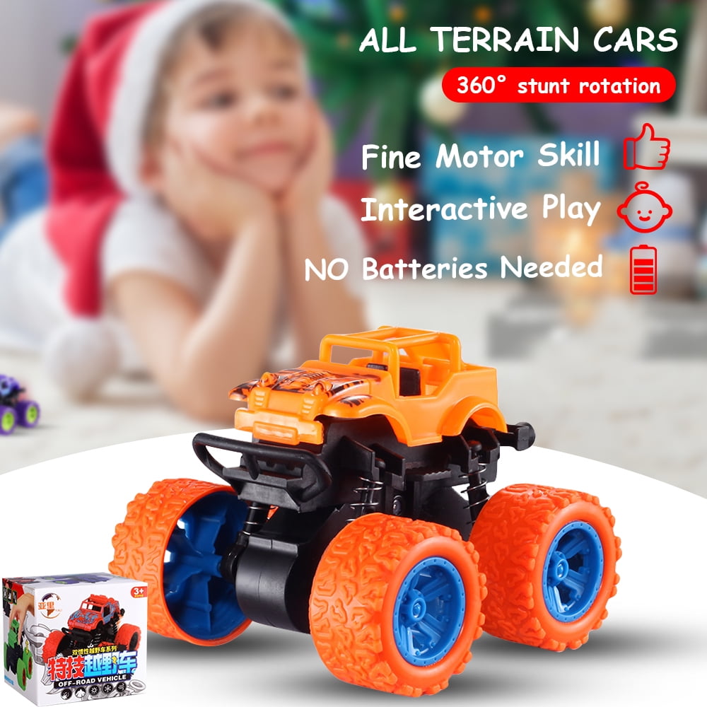 Monster Truck Toys for Boys and Girls Friction Powered Push and Go