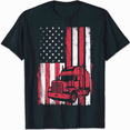 thumbnail image 1 of Monster Truck USA Flag Merica Men Boys 4th of July T-Shirt, 1 of 5