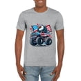 thumbnail image 1 of Monster Truck Usa Independence Day Celebration July 4th T-Shirt, for men & women, up to size 5XL, 1 of 3