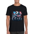 thumbnail image 1 of Monster Truck Usa Independence Day Celebration July 4th T-Shirt, for men & women, up to size 5XL, 1 of 3