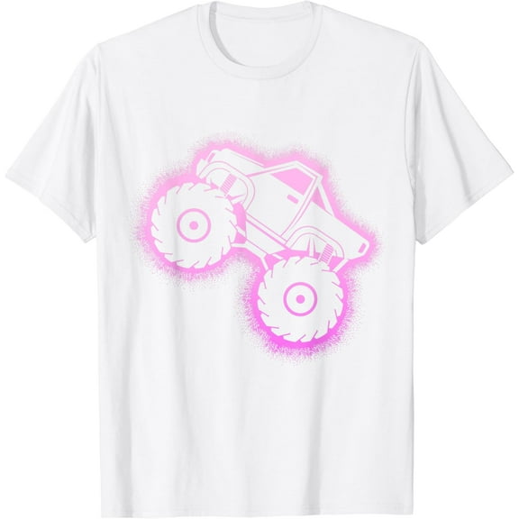 Monster Truck Women Girls T-Shirt100% cotton