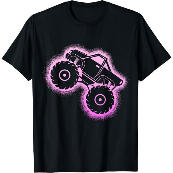 Monster Truck Women Girls T-Shirt