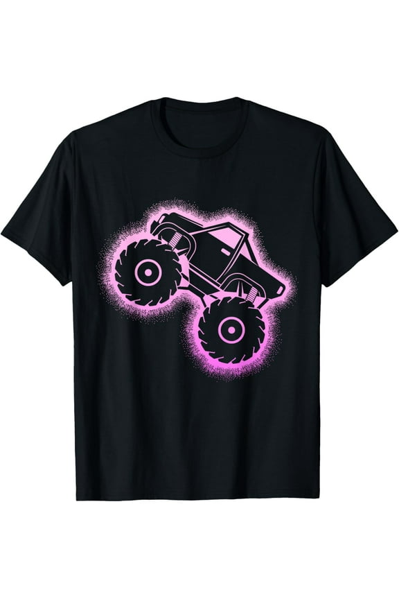 Monster Truck Women Girls T-Shirt