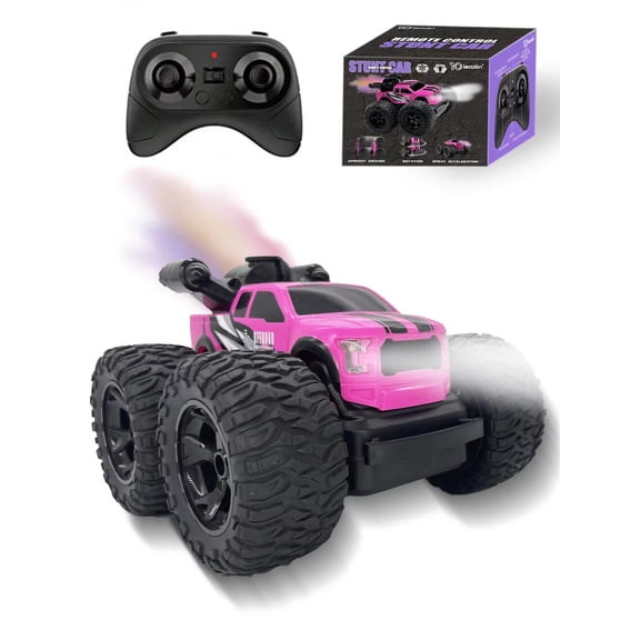 Monster Truck for Kids, Remote Control Car Toys, Pink RC Trucks