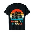 thumbnail image 1 of Monster Truck for Youth & Adults Shirt Black T-Shirt, 1 of 5