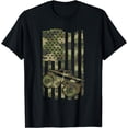 thumbnail image 1 of Monster Trucker Retro Monster Truck USA Flag 4th July T-Shirt, 1 of 3