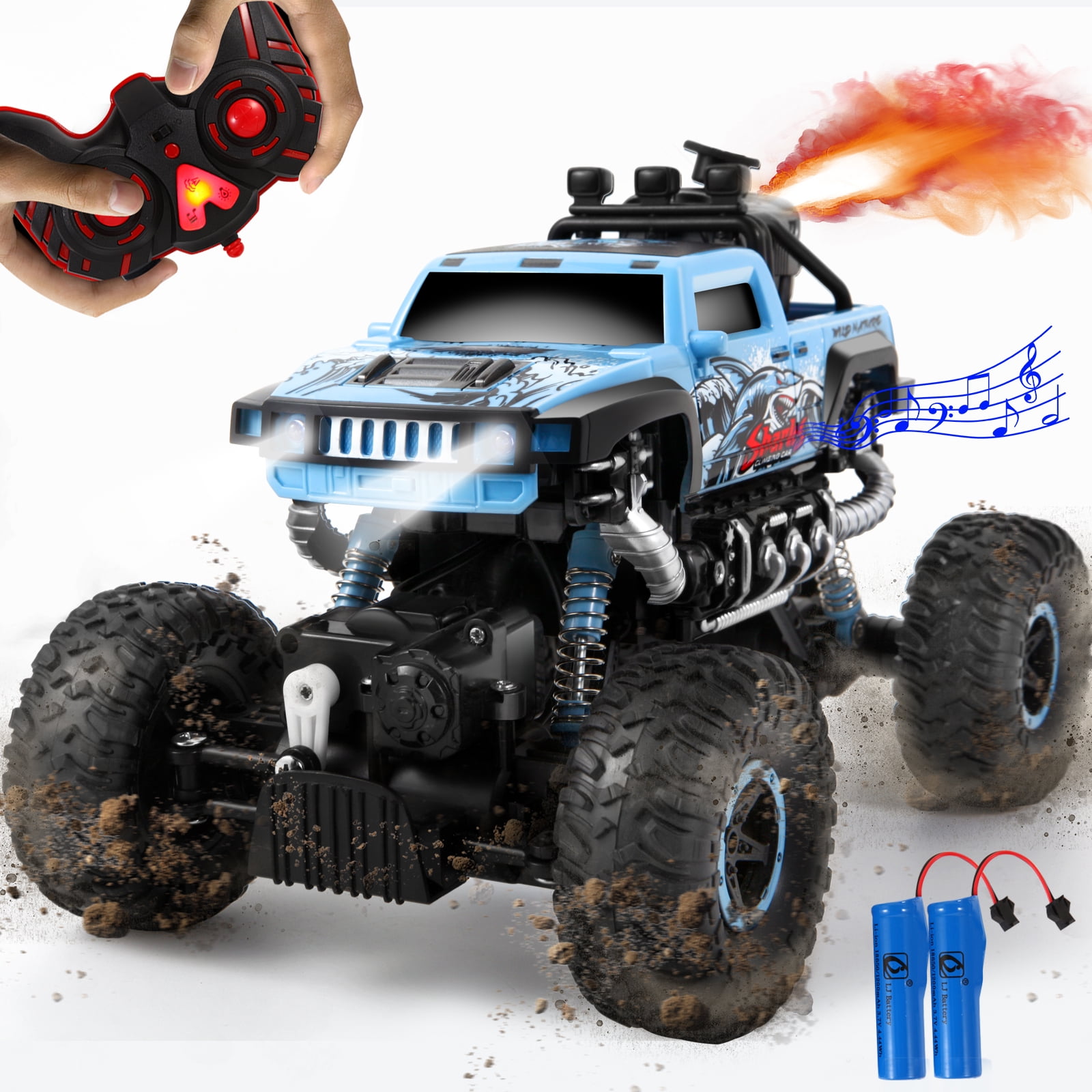 2023 Edition Monster Trucks 1:16 RC Car with LED Lights 2023 Edition Monster Trucks 1:16 RC Car with LED Lights
