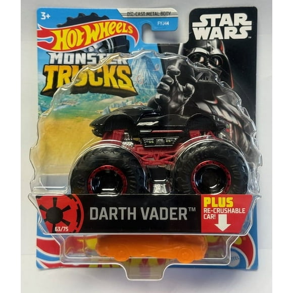 Monster Trucks 2021 Darth Vader with Re-Crushable Car 63/75
