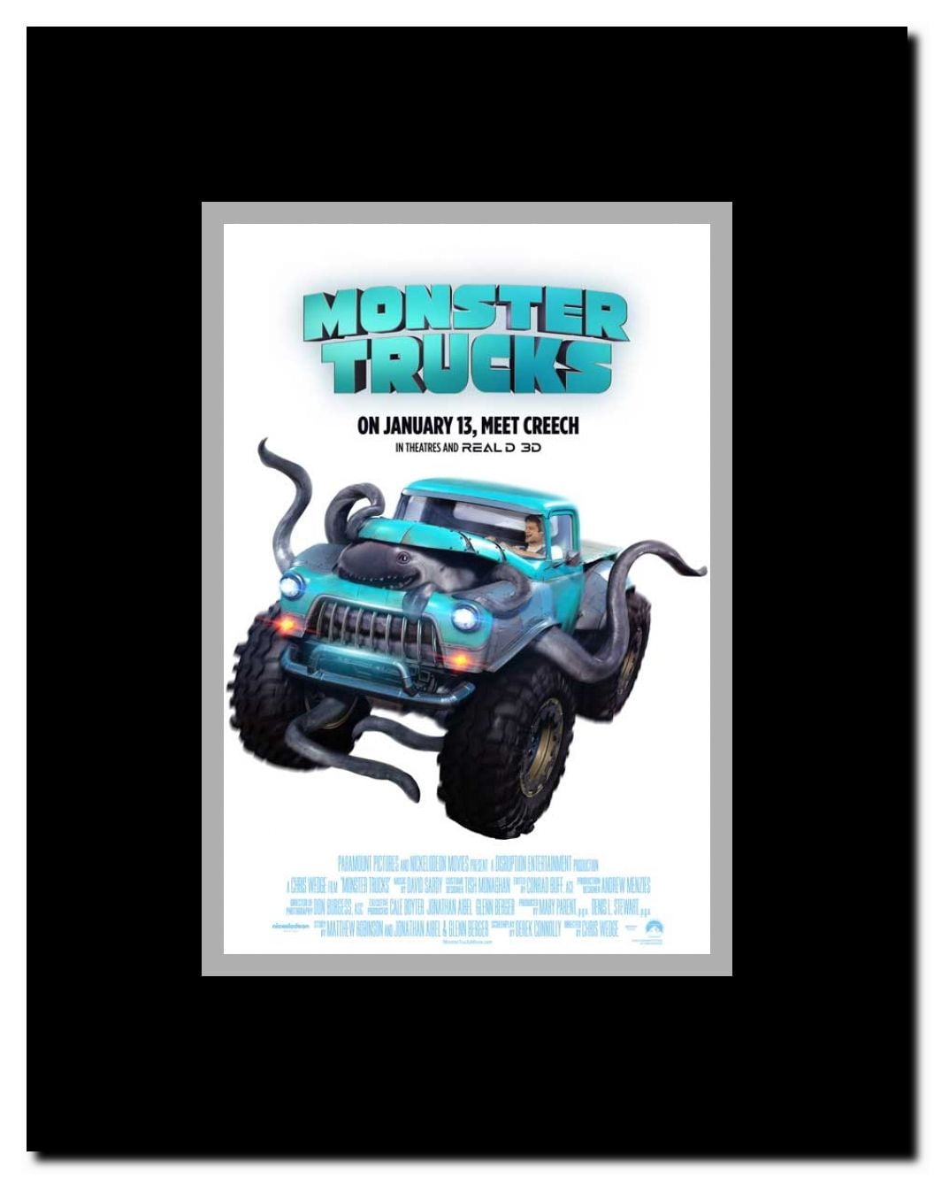 Monster Trucks Framed Movie Poster