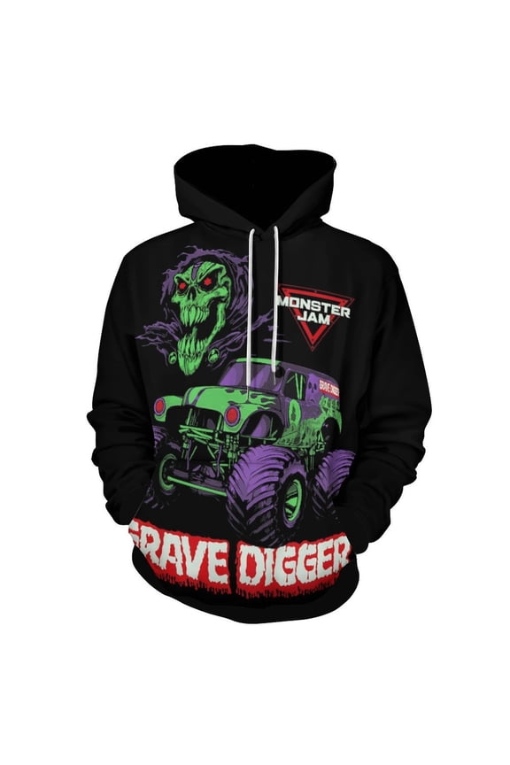 Monster Trucks-Ja-m Casual Hoodie Jacket Hooded Long Sleeves Sweatshirt Pullover Sweaters Women Men