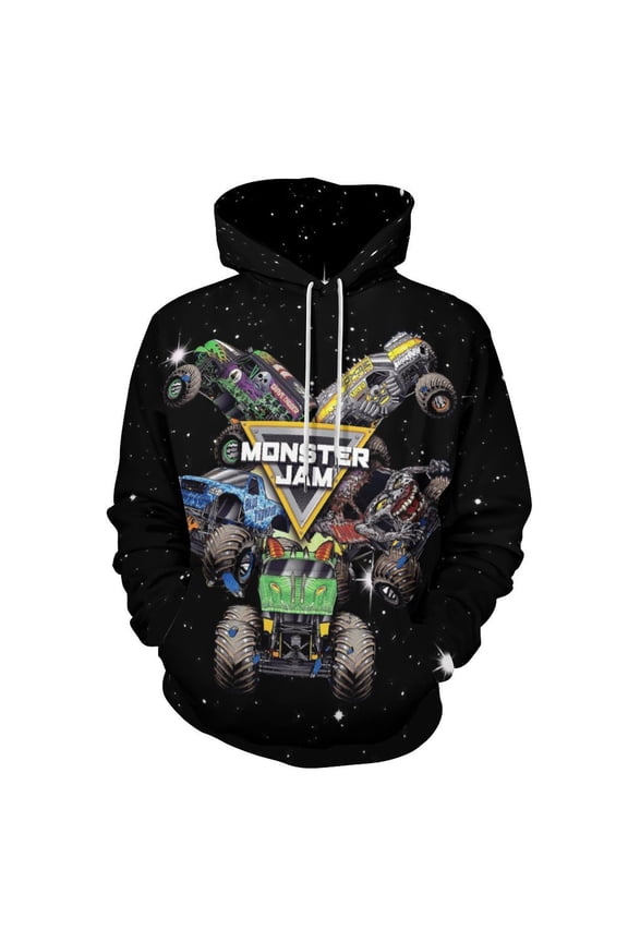Monster Trucks-Ja-m Casual Hoodie Jacket Hooded Long Sleeves Sweatshirt Pullover Sweaters Women Men