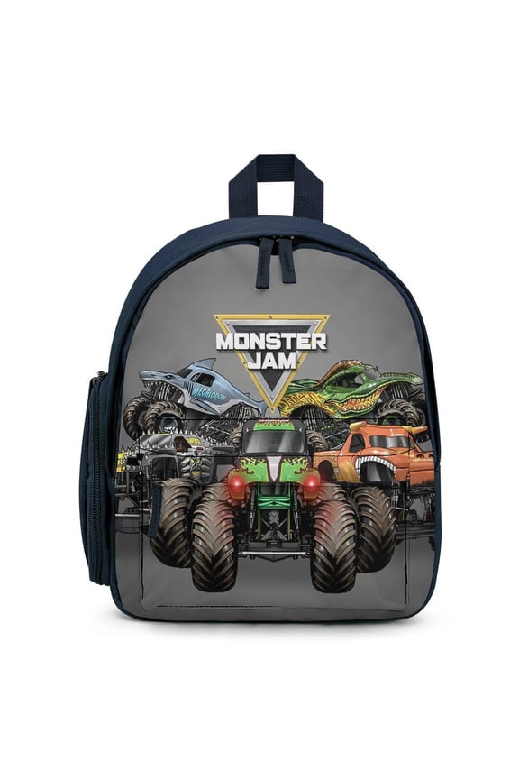 Monster Trucks-Ja-m Lightweight Backpack Shoulder Bags Small Bookbag Daypack Travel Camping