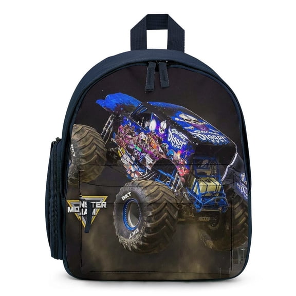 Monster Trucks-Jam Lightweight Backpack Shoulder Bags Small Bookbag Daypack Travel Camping