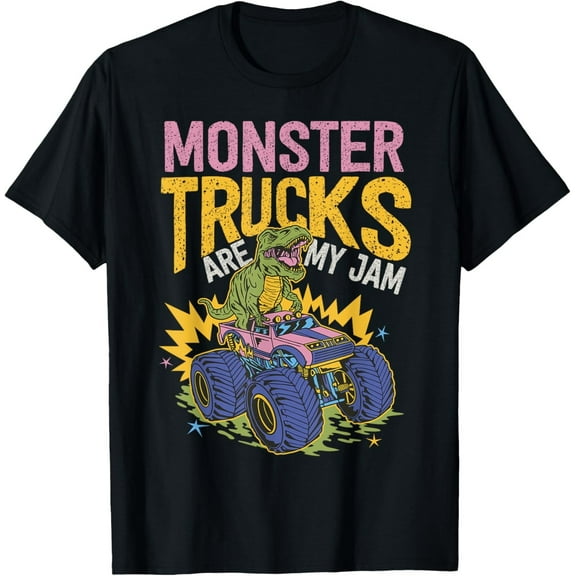 Monster Trucks Lover Retro Graphic Tee – Vintage Style Off-Road T-Shirt