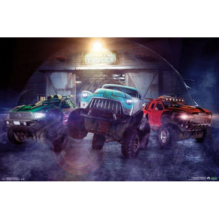 Premium Photo  A monster truck illustration that is from the movie monster  truck series.