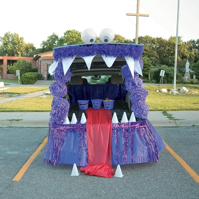Monster Trunk-or-Treat Decorating Kit, Party Decor, Halloween, 32 Pieces