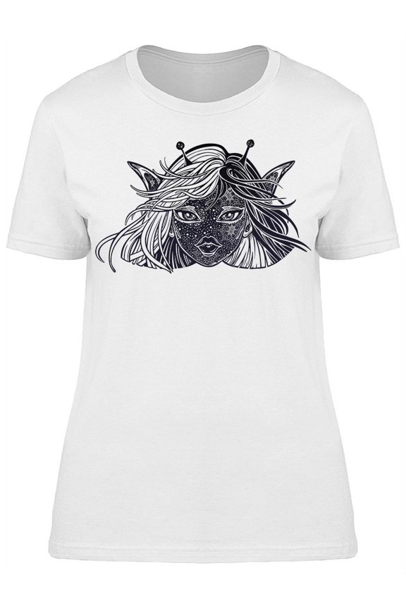 Monster Ufo Girl Tee Women's -Image by Shutterstock