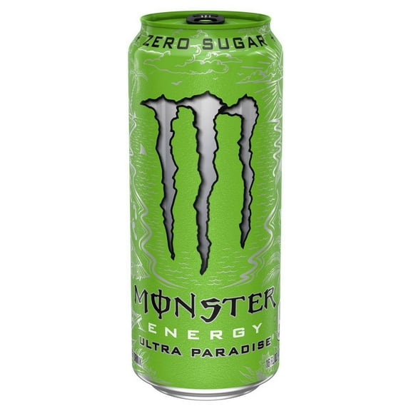 Monster Ultra Paradise Energy Drink - 16 fl oz Can - Pack of 2