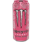 Monster Energy Ultra, Rosa, Sugar Free Energy Drink, 16 Fl Oz
