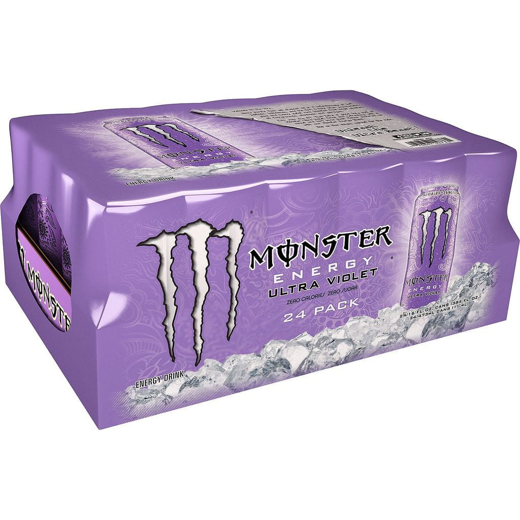 Monster Ultra Violet, 24 16 Fluid Ounce Cans