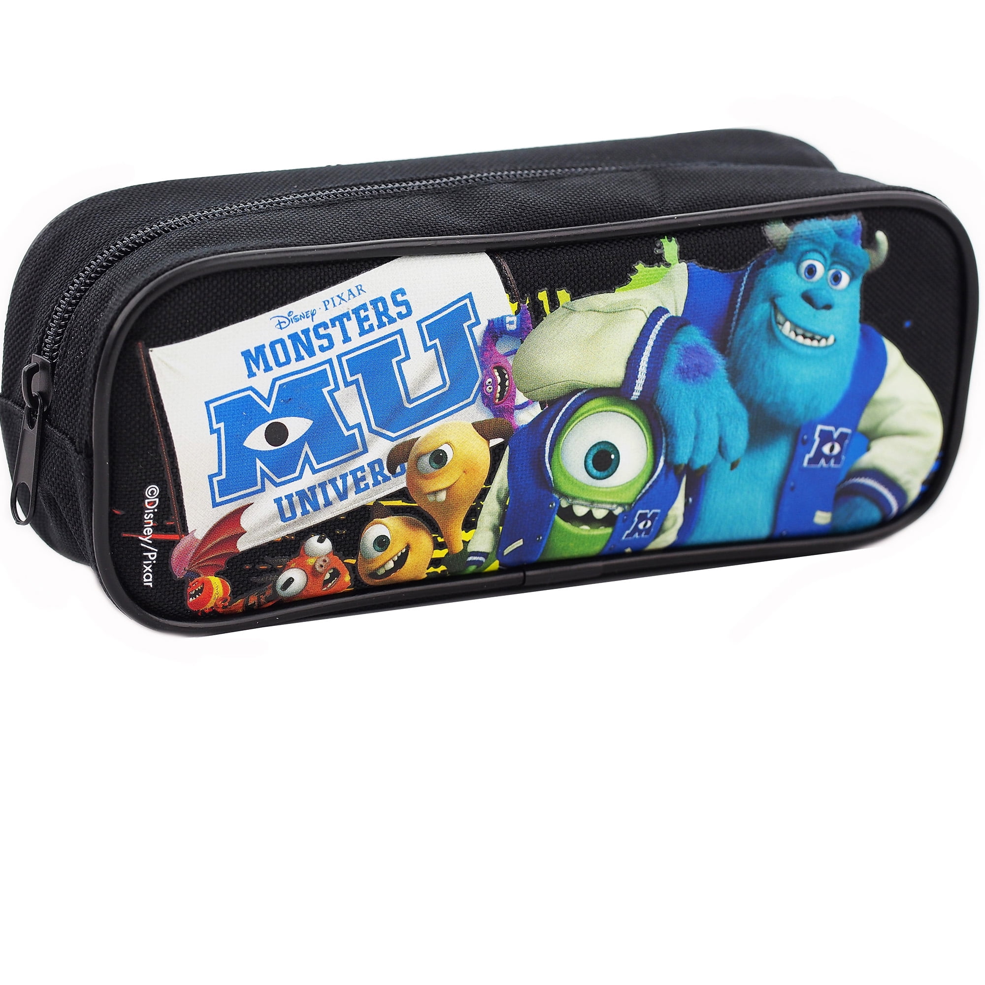 Monster University Single Zipper Black Pencil Case
