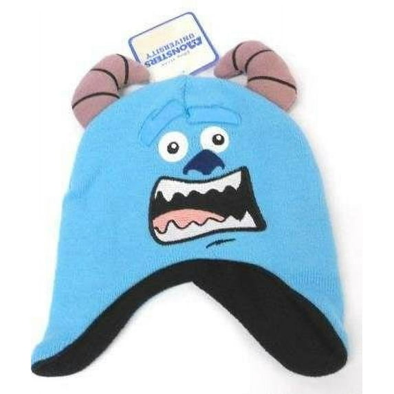 Concept One Accessories Monster University Sully Face Knit Beanie Hat, Blue, Youth, 1 Count