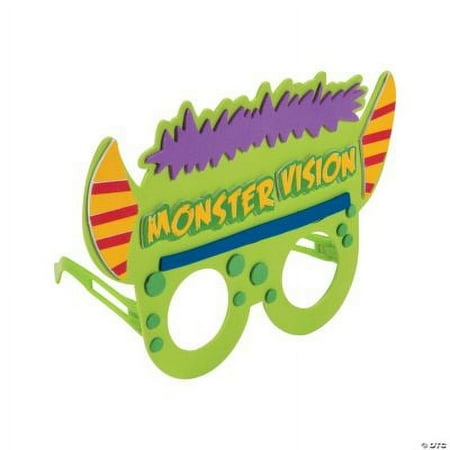 Monster Vision Glasses Craft Kit, Craft Kits, Misc Apparel Craft Kits, Apparel Craft Kits, Halloween, 12 Pieces, Multicolor